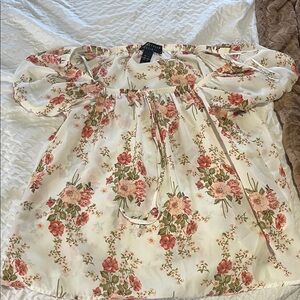 Floral Off-Shoulder Dress